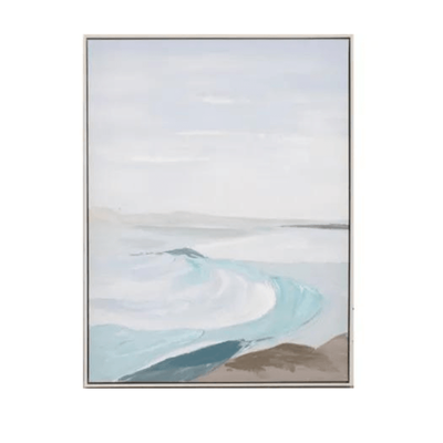 Art - Beach Cove B Framed Canvas 100 x 76