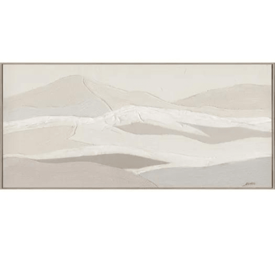 Art - Coastal Dunes - Hand Painted Framed Canvas 70 x 150