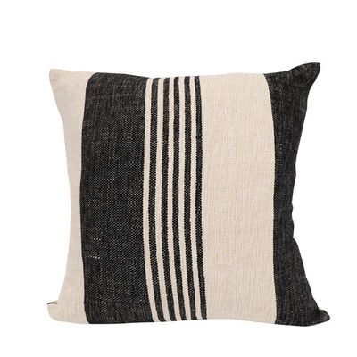 Cushion - Hope Black and Cream - 50 x 50cm