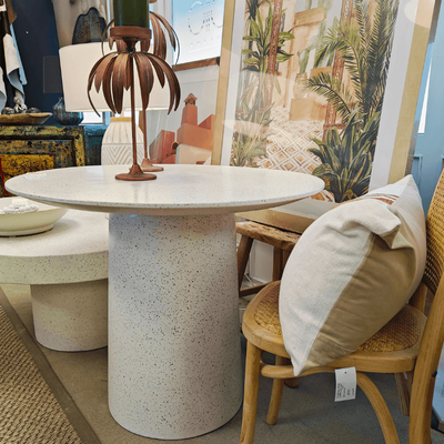 Table - Round Terrazzo Table 72 x 90 cm