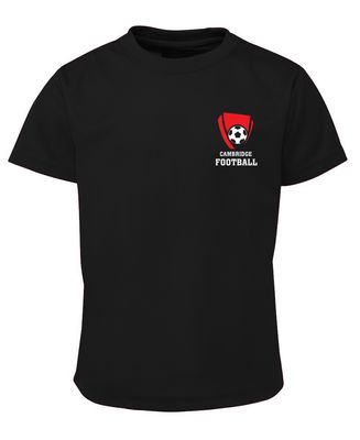 Cambridge FC junior Lotto training/away shirt (black) sizes 6, 8, 10,12 $40.75