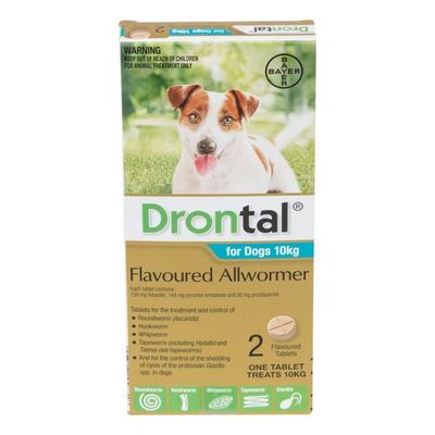 Drontal Chew Worm Treatment - Dog 2 pack