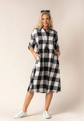 Lolita Dress Onyx Check