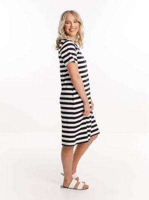 Taylor Tee Dress Stripe