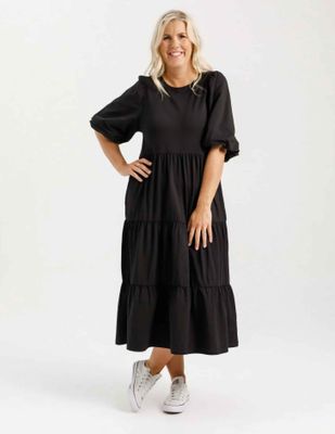 Kate Midi Dress Black