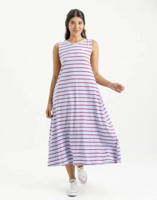 Bella Dress Orchid Stripes