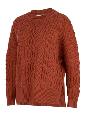 Maxted Rust Cable Pullover
