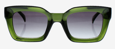 Reality Onassis Green Sunglasses