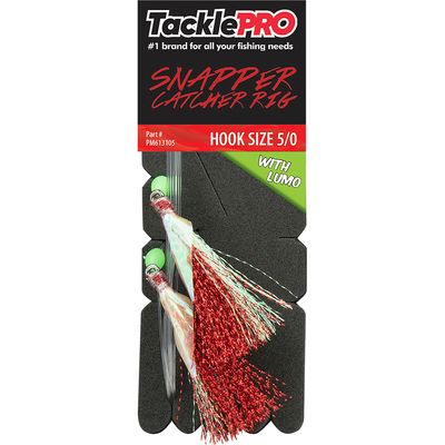 TacklePro Snapper Catcher Red &amp; Lumo - 5/0