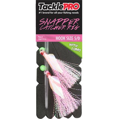 TacklePro Snapper Catcher Pink &amp; Lumo - 5/0