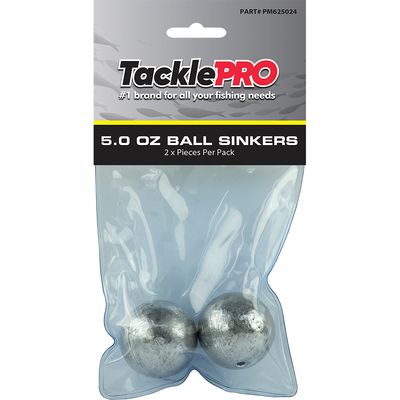 TacklePro Ball Sinker 5.0oz - 2pc