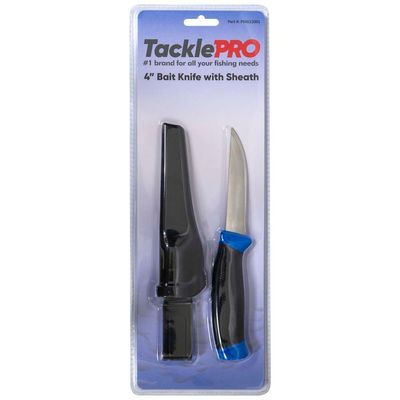 Tacklepro 4&quot; BAIT KNIFE w SHEATH