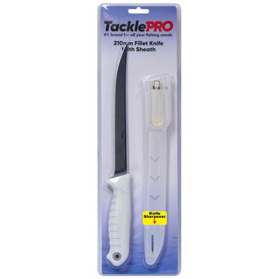 Tacklepro 8&quot; FILLET KNIFE w SHEATH