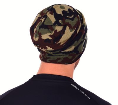 Brush Green Camo Beanie