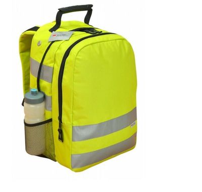 Civil Defence Hi Vis Yellow Backpack Bag (Empty)