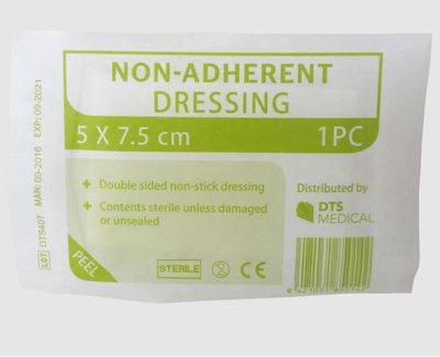 Non Adherent Dressing 7.5cm x 5cm