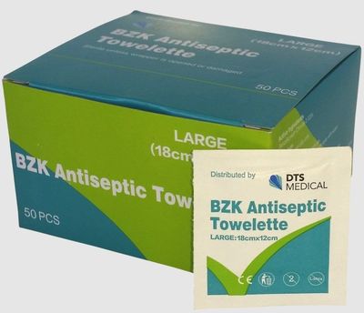 Antiseptic Wipes Towelett each