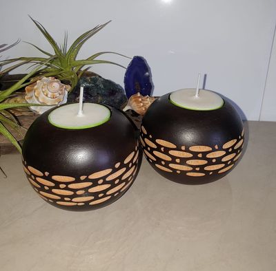 Mangowood Tealight Holders - Double   *Clearance*