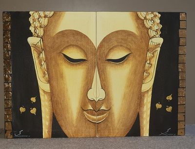 Buddha Painting - 2 Canvases   * Clearance*