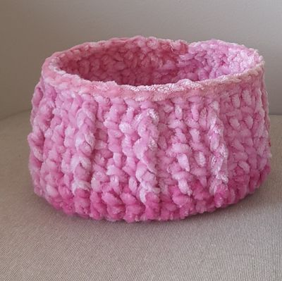 Handmade Basket - Pink