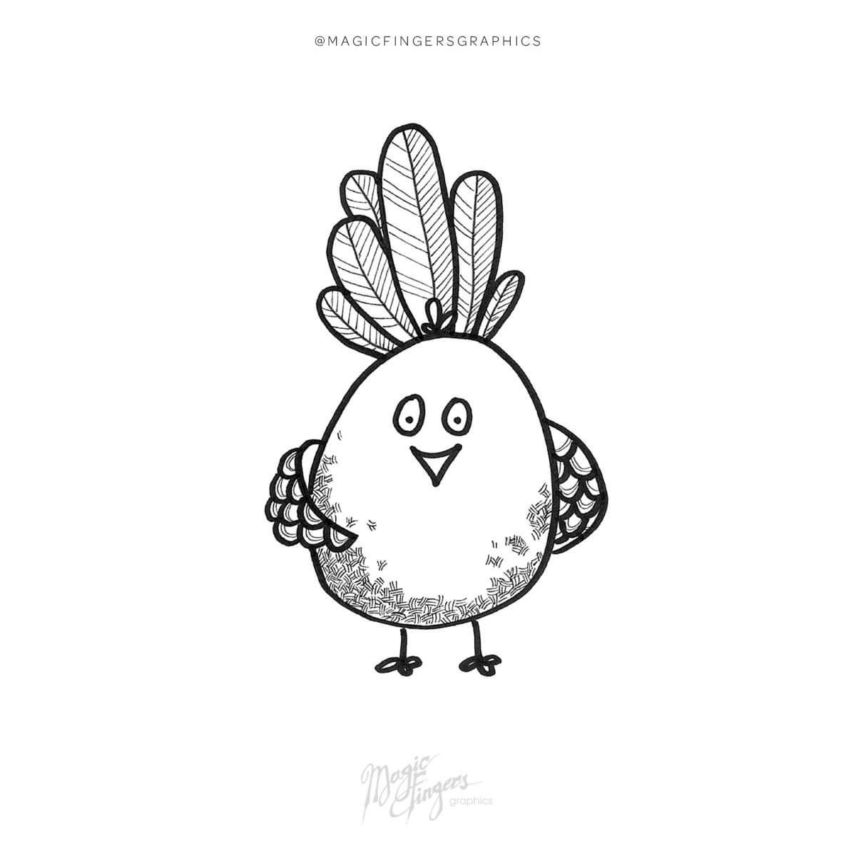 Ferguson's Night Fright Colouring in pages