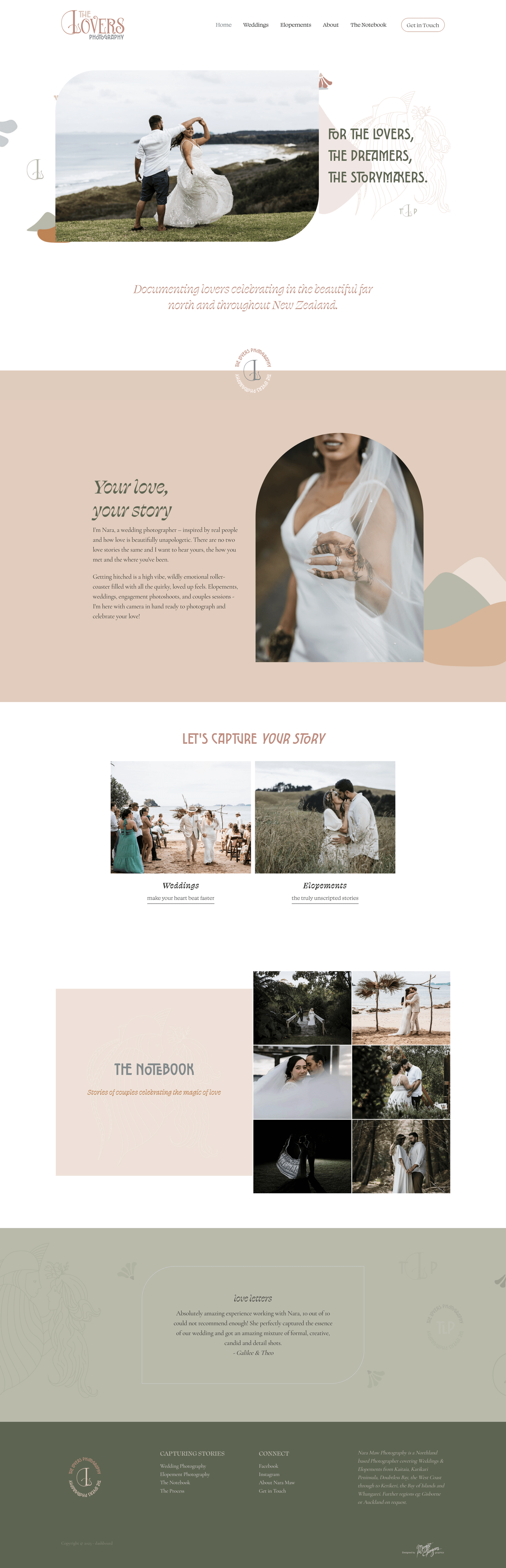 The Lovers Photography: Nara Maw. Wedding and elopements in the Far North / Northland.