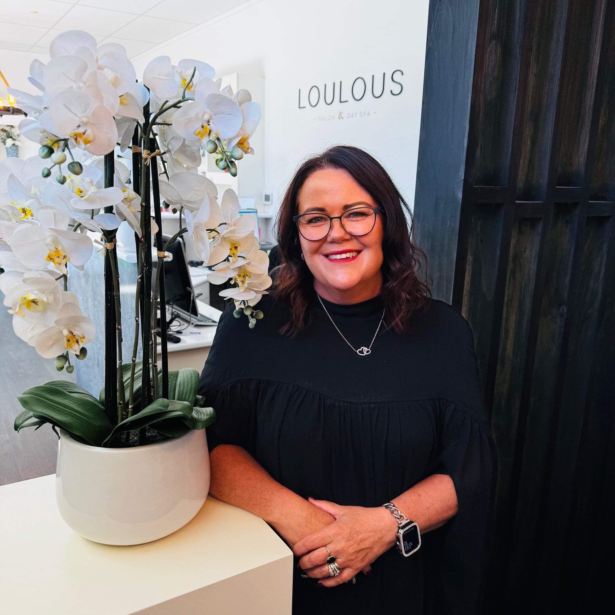 Angelique Gellert, Owner/Director LouLous Salon Expert Hair Stylists Cambridge. Hair salon, stylists, make-up artists, beautician, colour technician