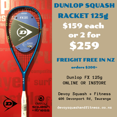 Dunlop FX Team 125g - 2 for $259 SPECIAL