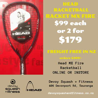 Head Racketball MX Fire 2 for $179 - SPECIAL