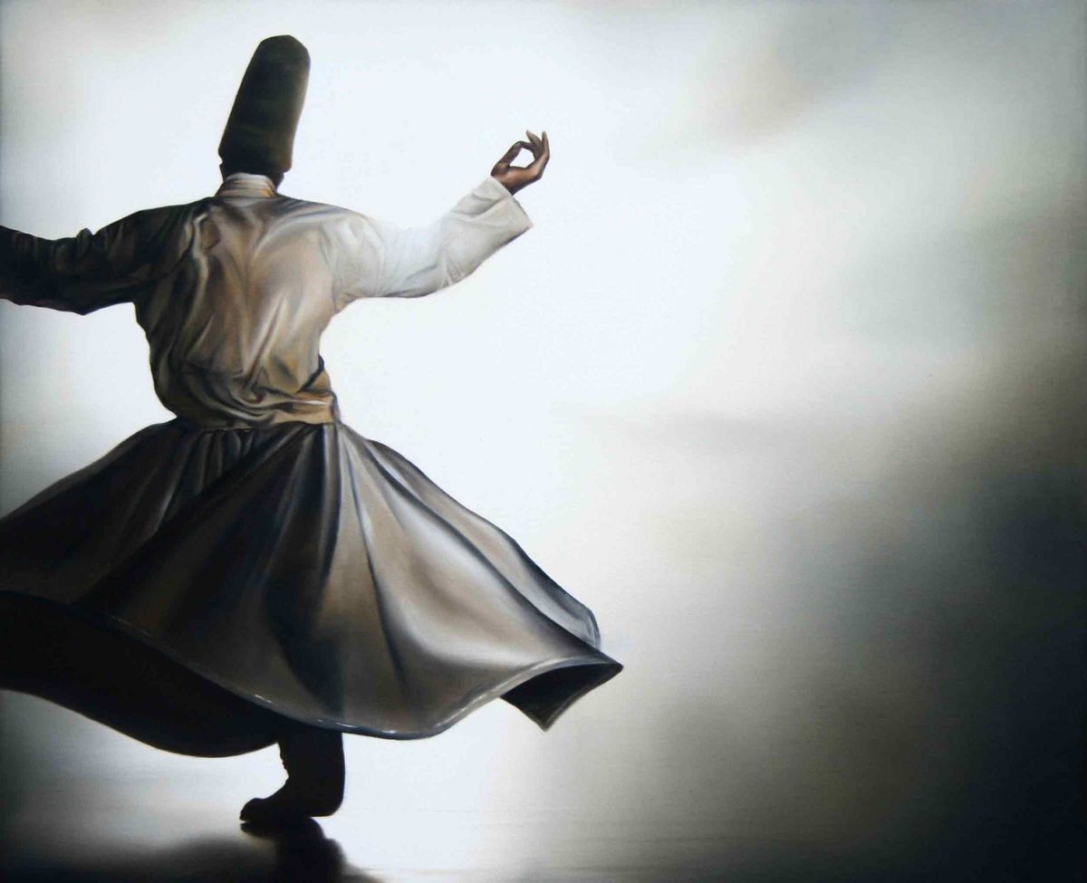 Whirling Dervish, Portrait | Sofia Minson Artist