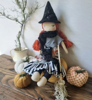 A modern Rag Doll  -  Gretl the Heirloom Witch Doll