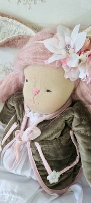 Waldorf Inspired Bunny Doll - Nora