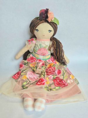 Blossom -  A Handmade Cloth Heirloom Doll