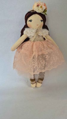Heidi -  A Handmade Cloth Heirloom Doll