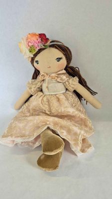 Iris -  A Handmade Cloth Heirloom Doll
