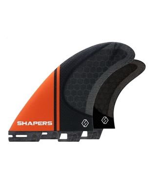 SHAPERS FCS II Stealth Carbon - Tri Set Fins