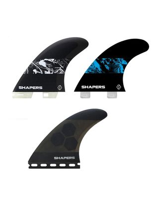 SHAPERS Corelite/C.A.D Single Replacement Fins (All Base Types)