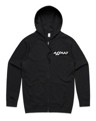 ASSAULT Zip Hoodie Mens