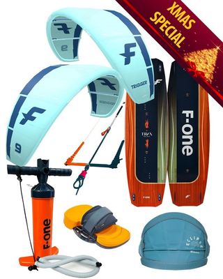 F-ONE Trigger Kite Boarding Package + 4 Hrs Instruction