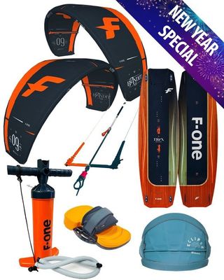 F-ONE Bandit XVI Kite Boarding Package + 4 Hrs Instruction