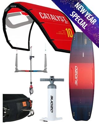 OZONE Catalyst V3 Kite Boarding Package + 4 Hrs Instruction