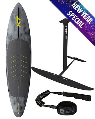 KT Ginxu Dragonfly Surf Carbon DW Board &amp; Foil Package less 10%