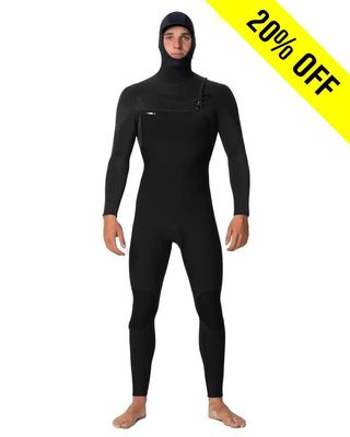 O'NEILL Wetsuit Steamer 26 HyperFreak Hooded FZ 4/3+ Mens
