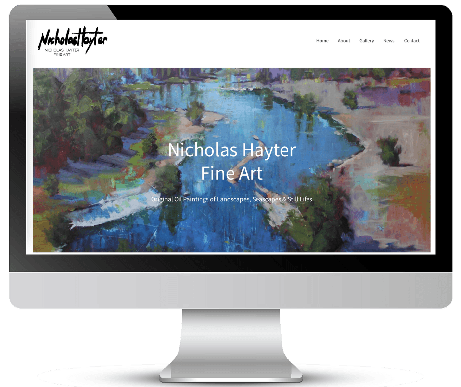 Nick Hayter Fine Art website - OMG Solutions