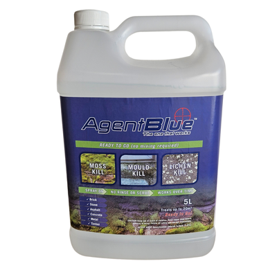 5L AGENT BLUE - Moss and Mould Kill - Ready To Go