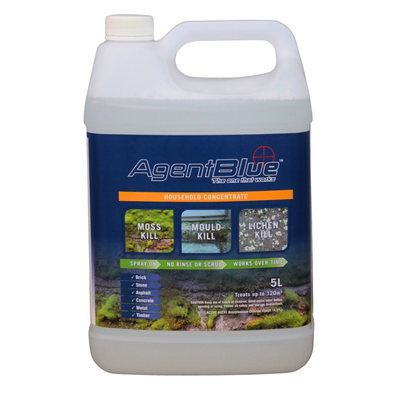 5L AGENT BLUE - Moss and Mould Kill - Home Owner Concentrate