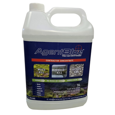 5L AGENT BLUE - Moss and Mould Kill - Contractor Concentrate