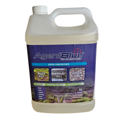 5L AGENT BLUE - Moss and Mould Kill - Super Concentrate