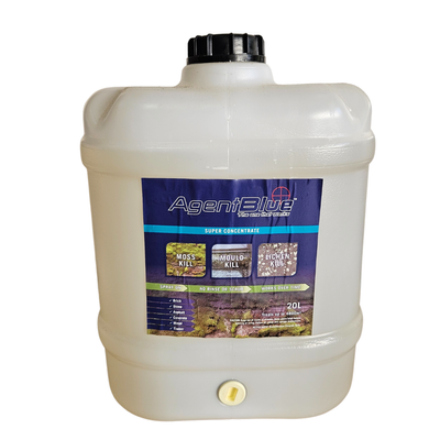 20L AGENT BLUE - Moss and Mould Kill - Super Concentrate