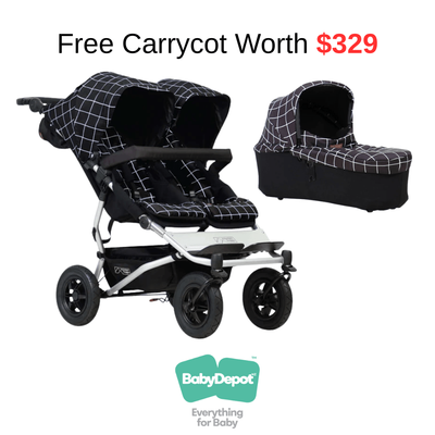 Mountain Buggy Duet Grid Free Carrycot